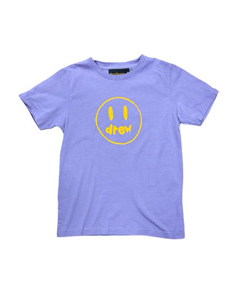 Drew House Purple Tee with Yellow Graphics, 8 years