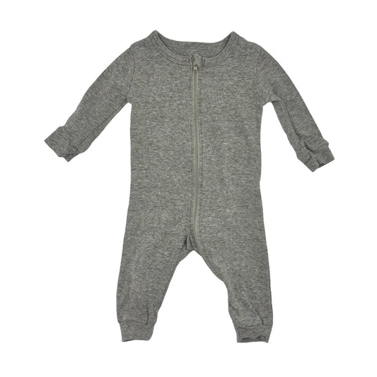Mini Mioche  Grey romper/sleeper, 3-6 Months