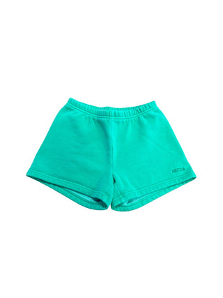 Aritzia Sweatfleece green shorts, Xxs
