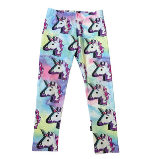 Terez Rainbow w/unicorn leggings, Medium