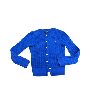 Polo Ralph Lauren Blue cable knit cardigan, 6 years