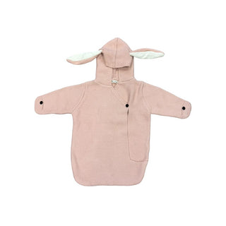 Angou Pink Knit Sack, 12-18 months