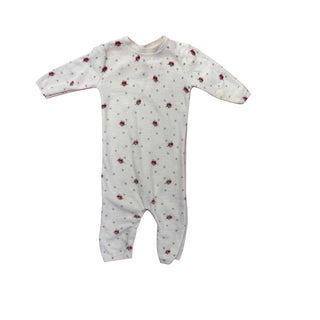 Bonpoint Knit Rose Pattern Playsuit, 6 months