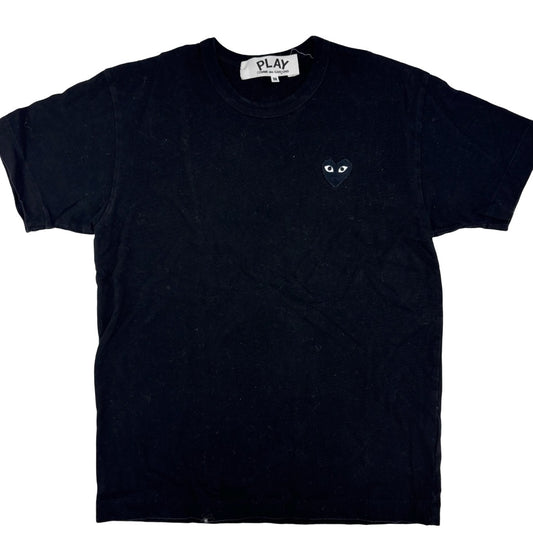 Commes des Garcons Black tshirt, youth Medium