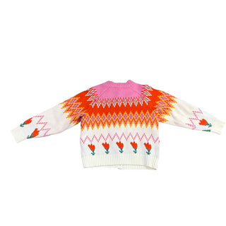 Stella McCartney Multicolor fair isle tulip cardigan, 5 years