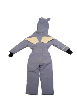Purple Roarsome Unicorn snowsuit, 2 years