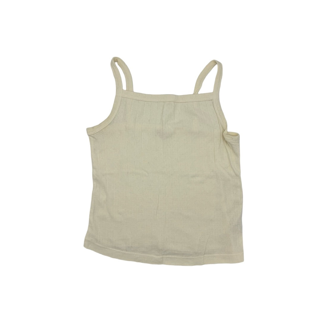 Donni Cream pointelle square tank , Women’s Small