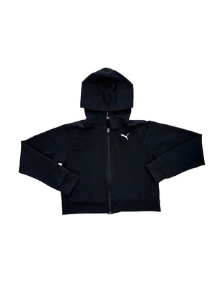 Puma Black zip up, S
