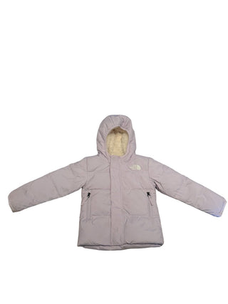 The north face Purple jacket with inner fleece lining, 2 years