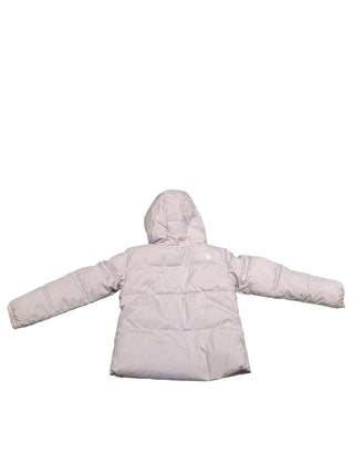 The north face Purple jacket with inner fleece lining, 2 years
