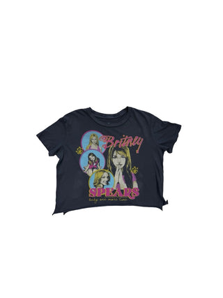 Rowdy Sprout Grey Britney Spears graphic tee, 8 years