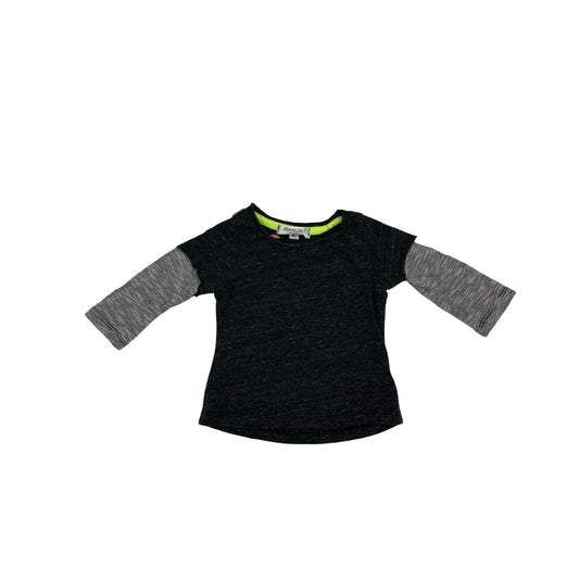 Joah Love  Grey/stripped long sleeve, 3 Months