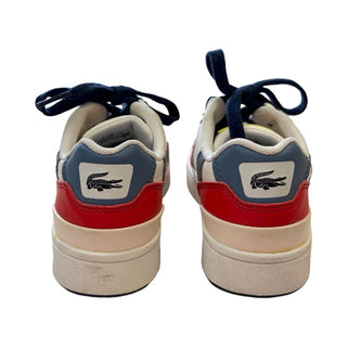 Lacoste T-Clip sneakers in white/red/navy, 12 little kid