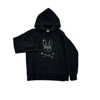 Psycho Bunny Black Hooded Sweatshirt, 10-12 years