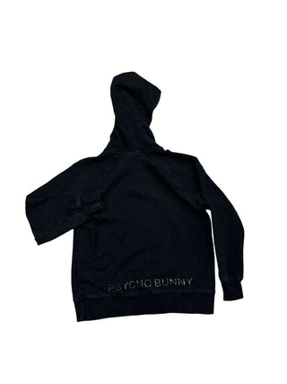 Psycho Bunny Black Hooded Sweatshirt, 10-12 years