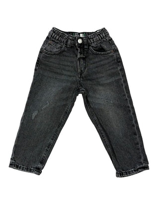 Zara Grey Denim Jeans with Distressed Details, 2 years