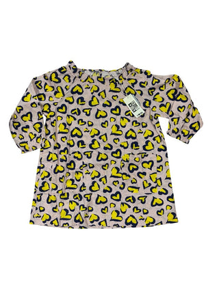 Bonton Leopard Hearts dress new with tags, 18 months