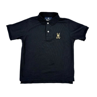 Pyscho Bunny black collared golf shirt, 10-12 years