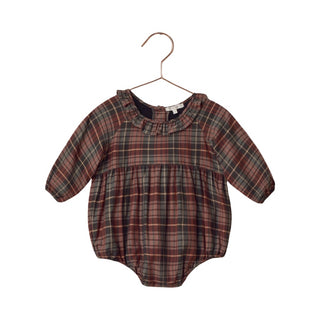 Noralee New w/tags Adeline Romper in winter tartan, 6 months