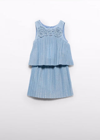 Abel & Lula Girl pleated skirt set, 4 years