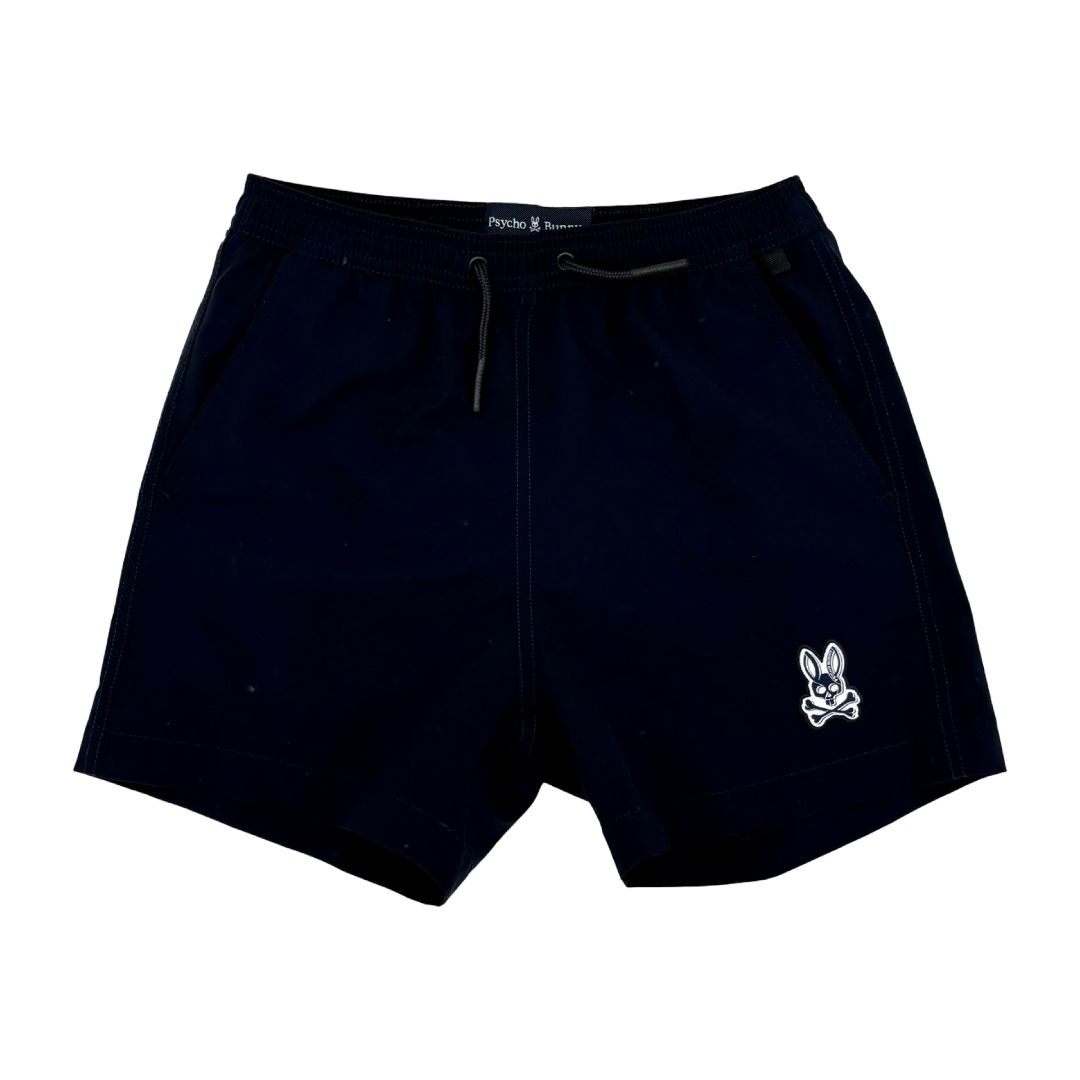 Pyscho Bunny black swim shorts, 7-8 years