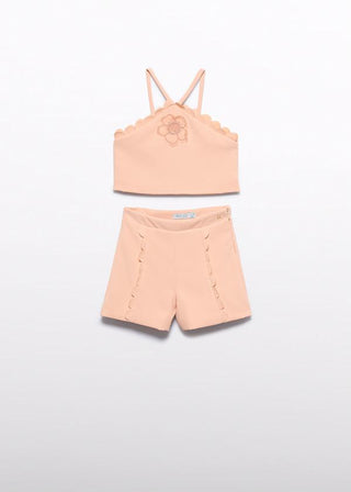 Abel & Lula Bermuda crepe two piece set new with tags, 4 years