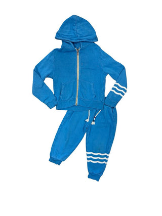 Sol Angeles Bright Blue Sweat Set, 2 years