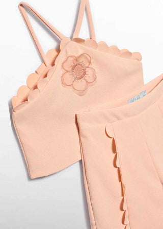 Abel & Lula Bermuda crepe two piece set new with tags, 4 years