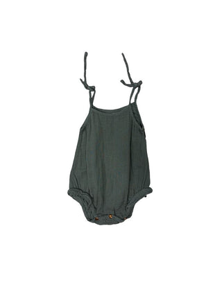 L'ovedbaby Dusty Green Romper, 0-3 months