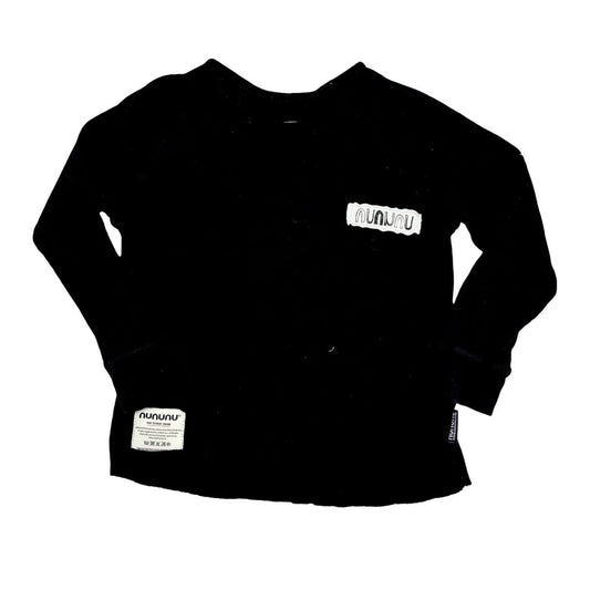 Nununu black long sleeve, 4-5 years