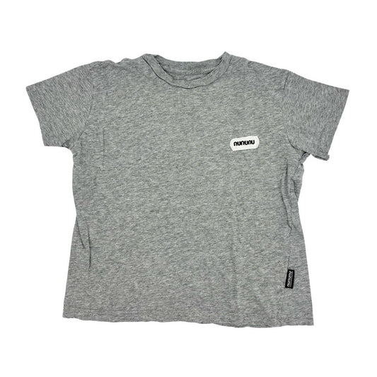 Nununu grey logo tshirt, 4-5 years