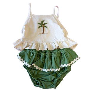 Wild Wawa New w/tags palm tree tank/bloomer set, 12-18 months