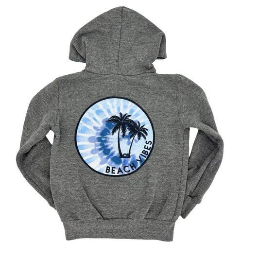 Californian Vintage grey Beach Vibes zip up, 4 years