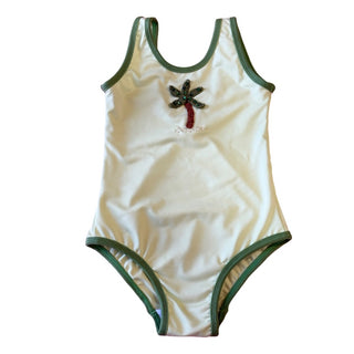Wild Wawa New w/tags palm tree greenswim suit, 12-24 months