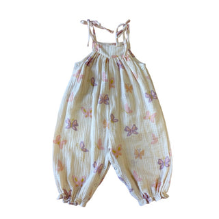 Wild Wawa New w/tags butterfly gauze jumpsuit, 6-12 months