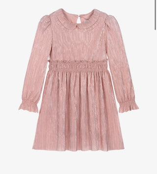 Abel & Lula Girls Shiny Pleated Dress new with tags, 4 years