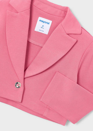 Girls ruffled shirt and blazer pant 3 piece set new with tags, 4 years