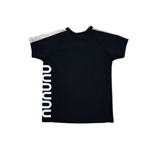 Nununu Black Rashguard with Logo, 6-7 years