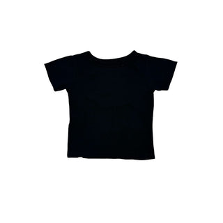 Mini Mioche Black Tee, 18-24 months
