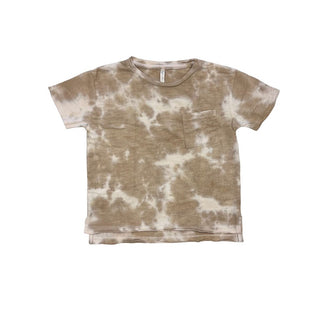Rylee + Cru Beige Tie Dye Shirt, 4-5 years