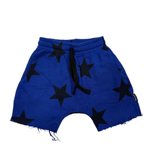 Nununu Blue and Black Star Shorts, 4-5 years