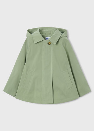 Girls windbreaker moss, 4 years