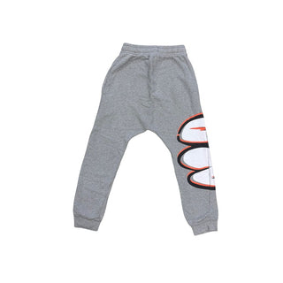 Nununu Grey Sweatpants with Patch and Graphics, 8-9 years