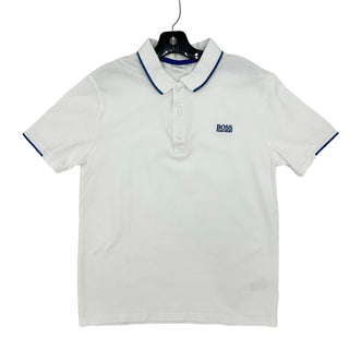 Hugo Boss white collared tshirt, 14 years