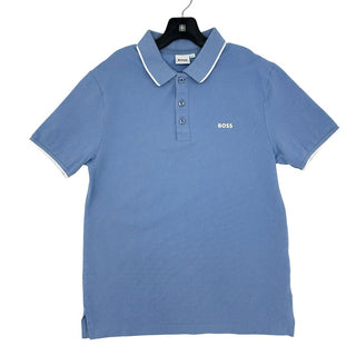 Hugo Boss baby blue collared tshirt, 14 years