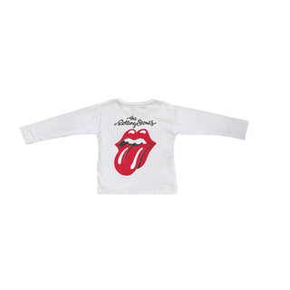 Zara White Rolling Stones long sleeve, 3-4 years