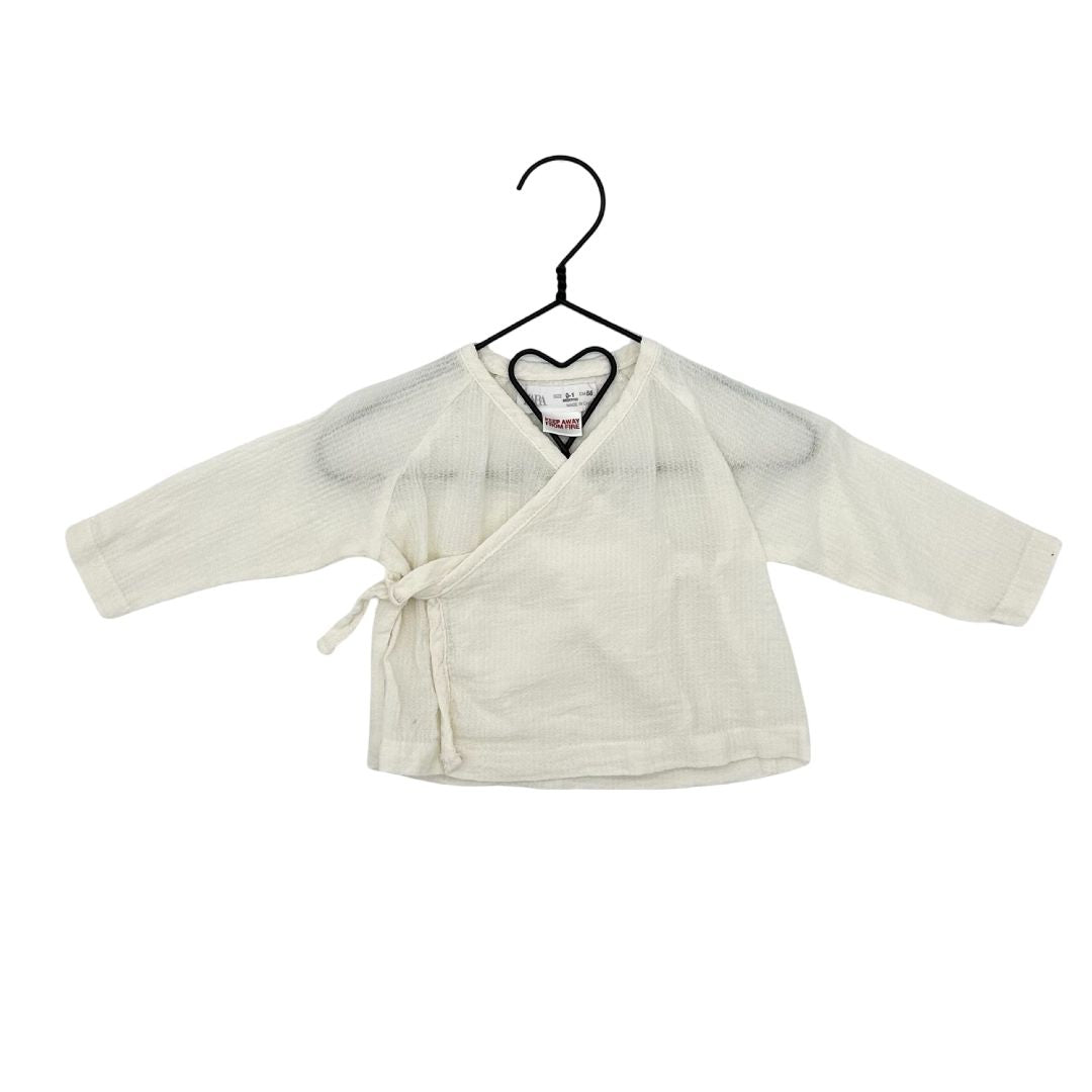 Zara kimono shirt, 0-1 month