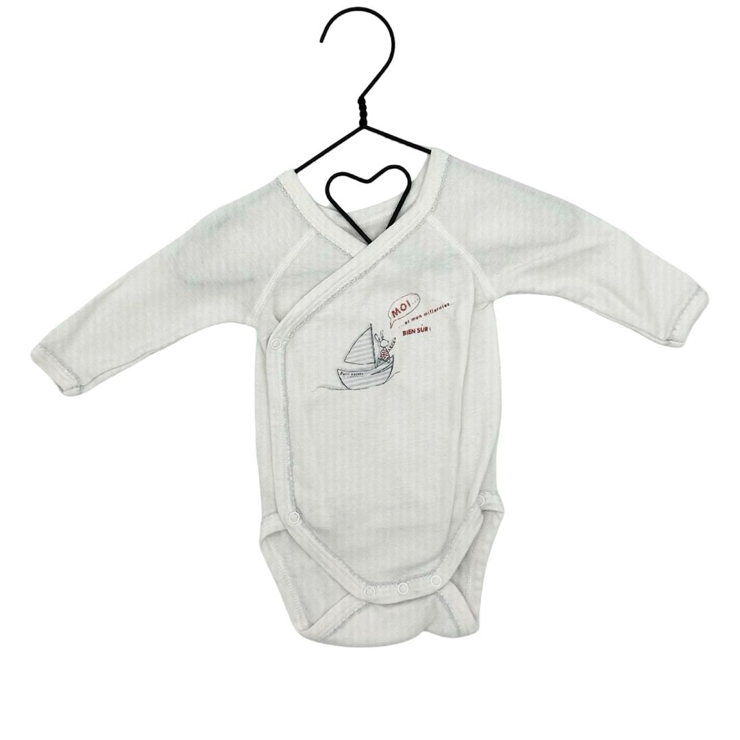 Petit Bateau bodysuit, 1 month