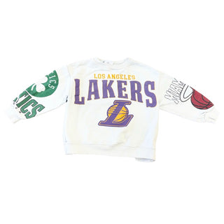 Zara x NBA White basketball team sweatshirt, 2-4 years