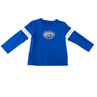 Janie and Jack Blue Ski Team Captain long sleeve, 18-24 months